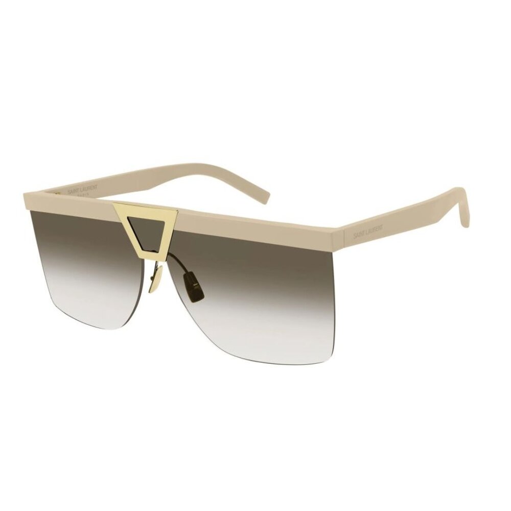 NEW SAINT LAURENT SL537 PALACE 002 SHIELD SUNGLASSES SAINT LAURENT SL 537 002 - Picture 2 of 3